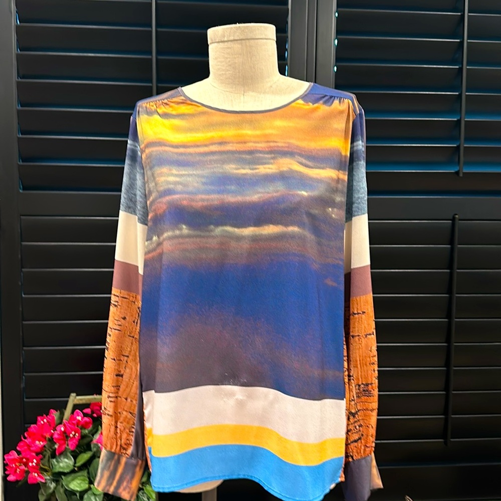 Clover canyon “wild country “ blouse